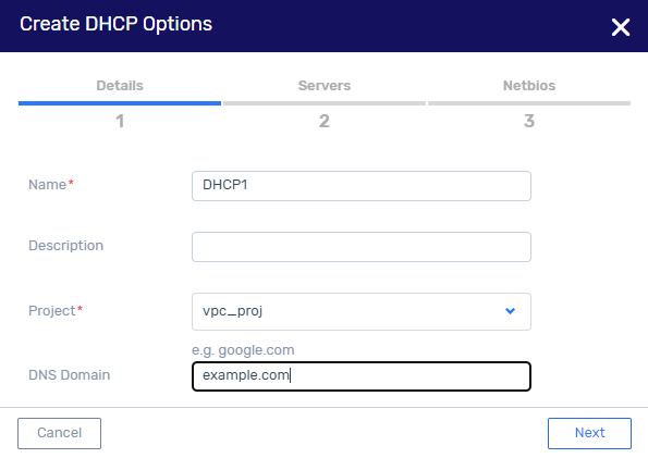 create-dhcp-options-details